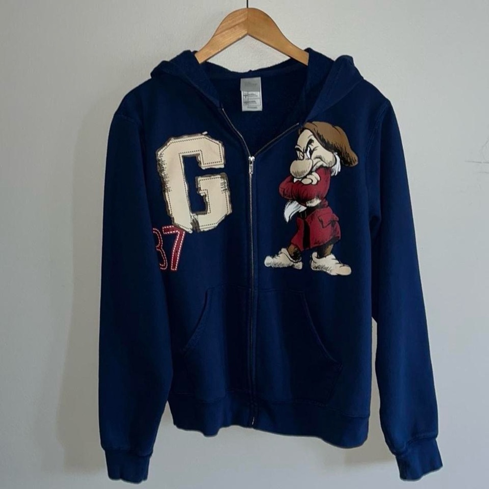 Disney Blue Sweatshirt with Character Design
